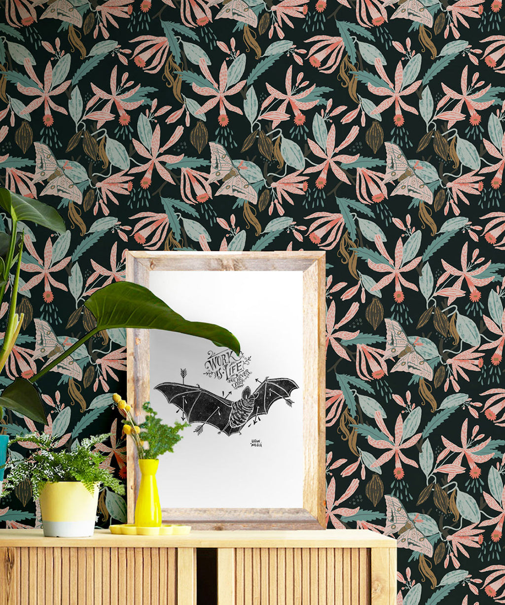 Vanilla Moth Wallpaper, Night