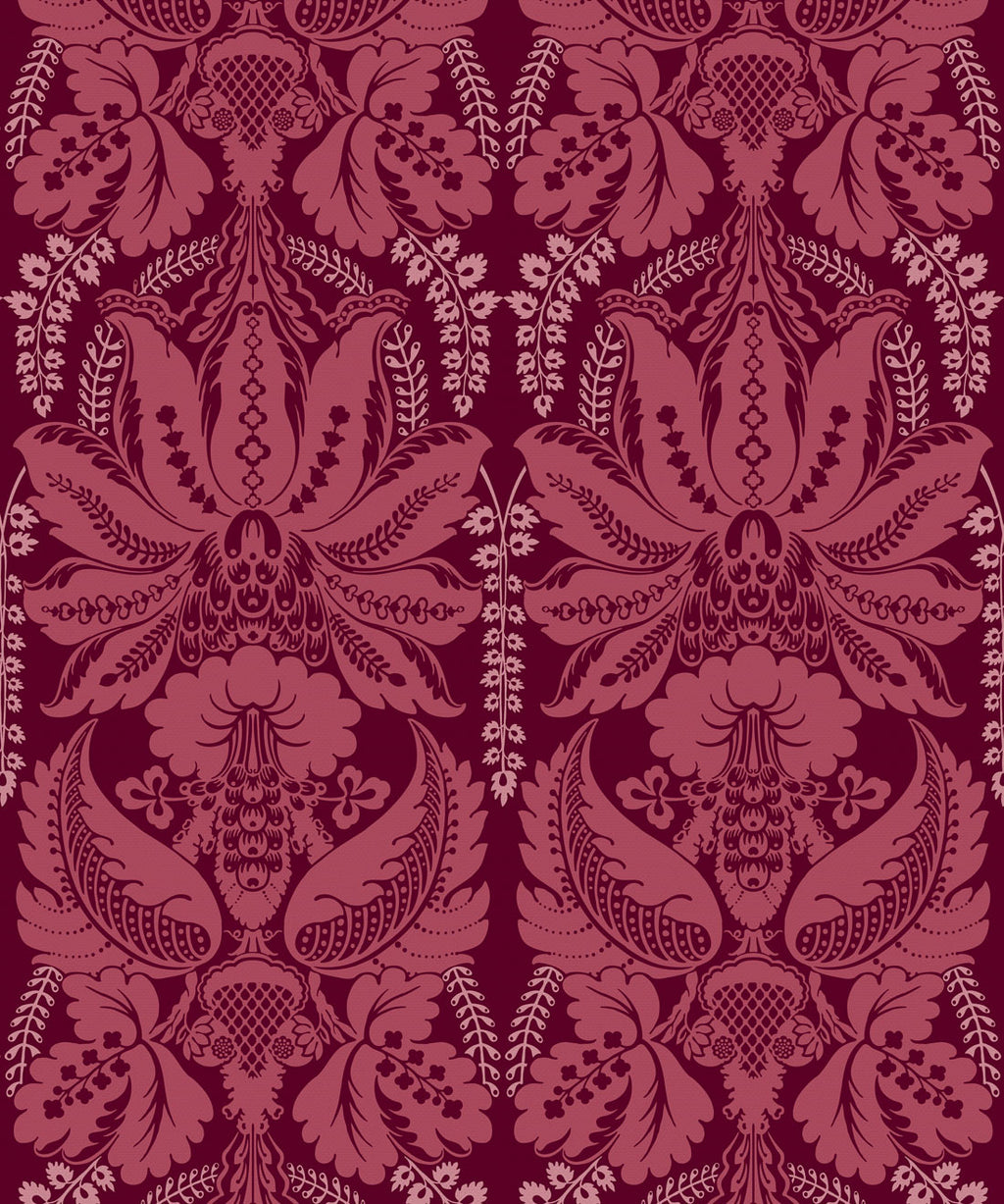 Windsor Wallpaper, Crimson