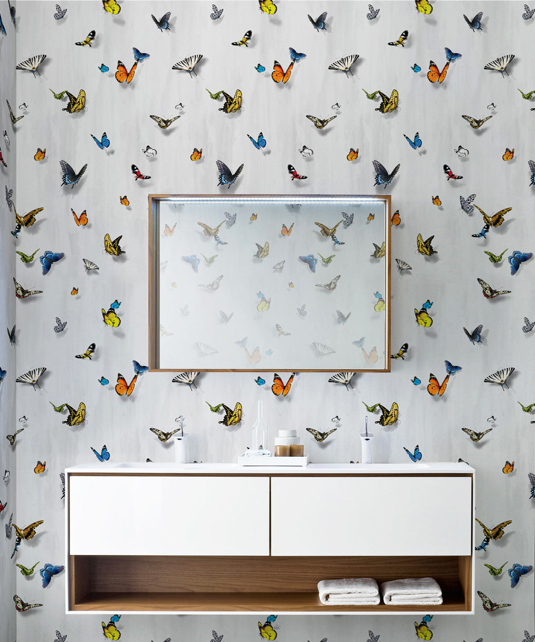 Papilio Wallpaper, Beige