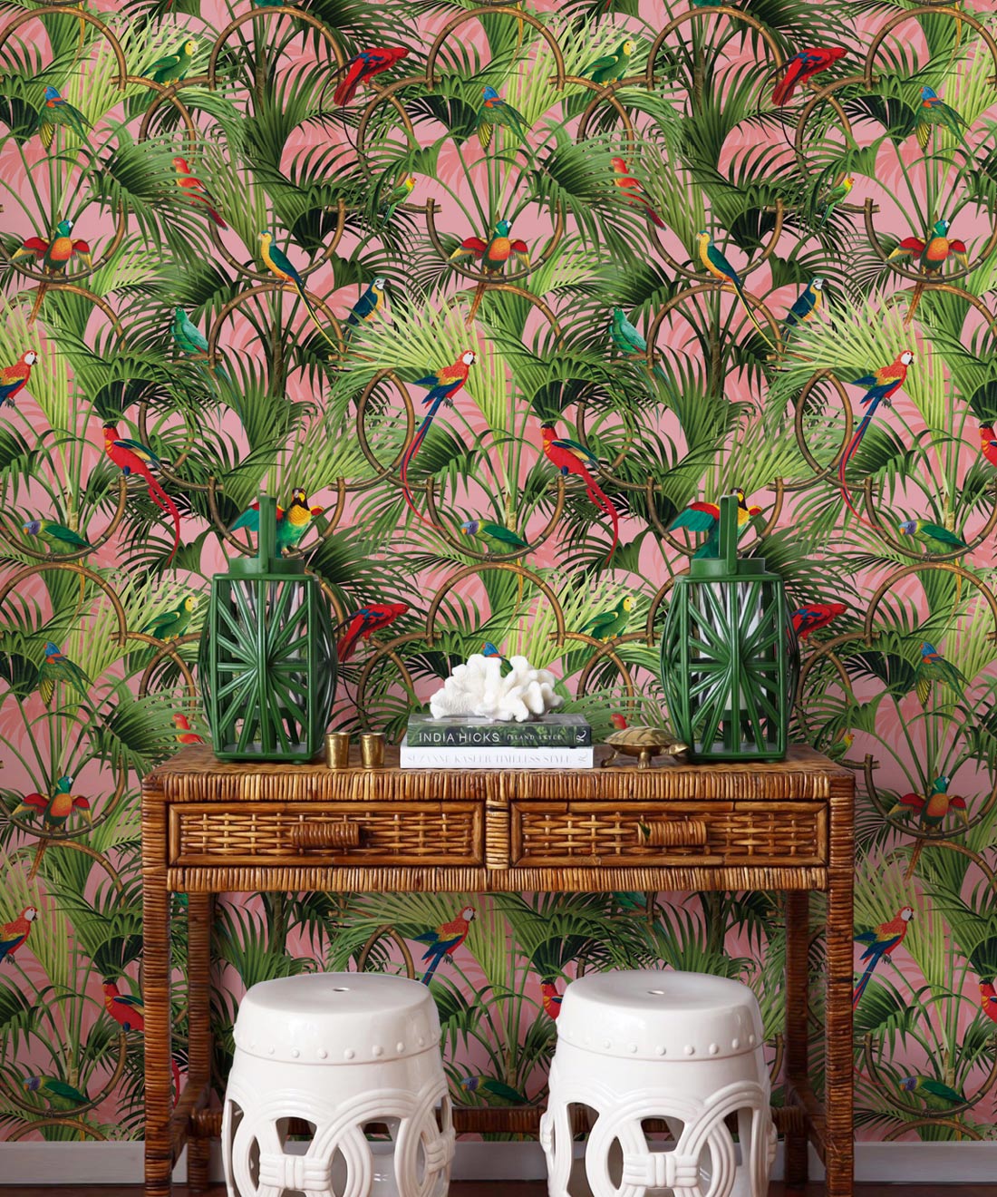 Copacabana Wallpaper, Coral