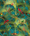 Copacabana Wallpaper, Oxford Blue