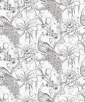Paradise Wallpaper, Ink