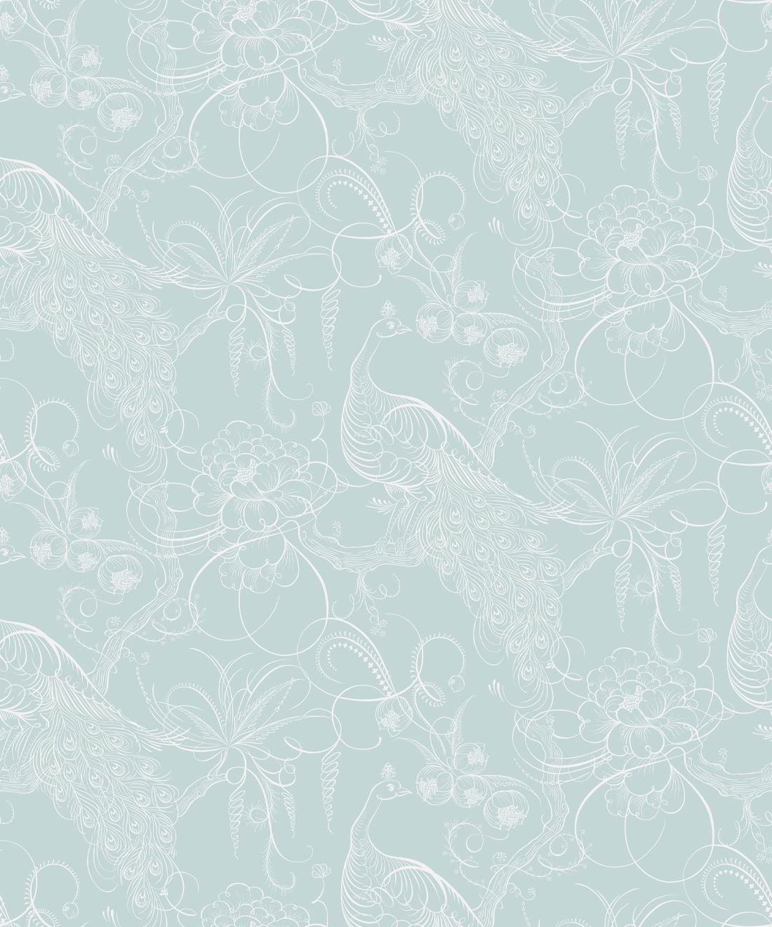 Paradise Wallpaper, Jade