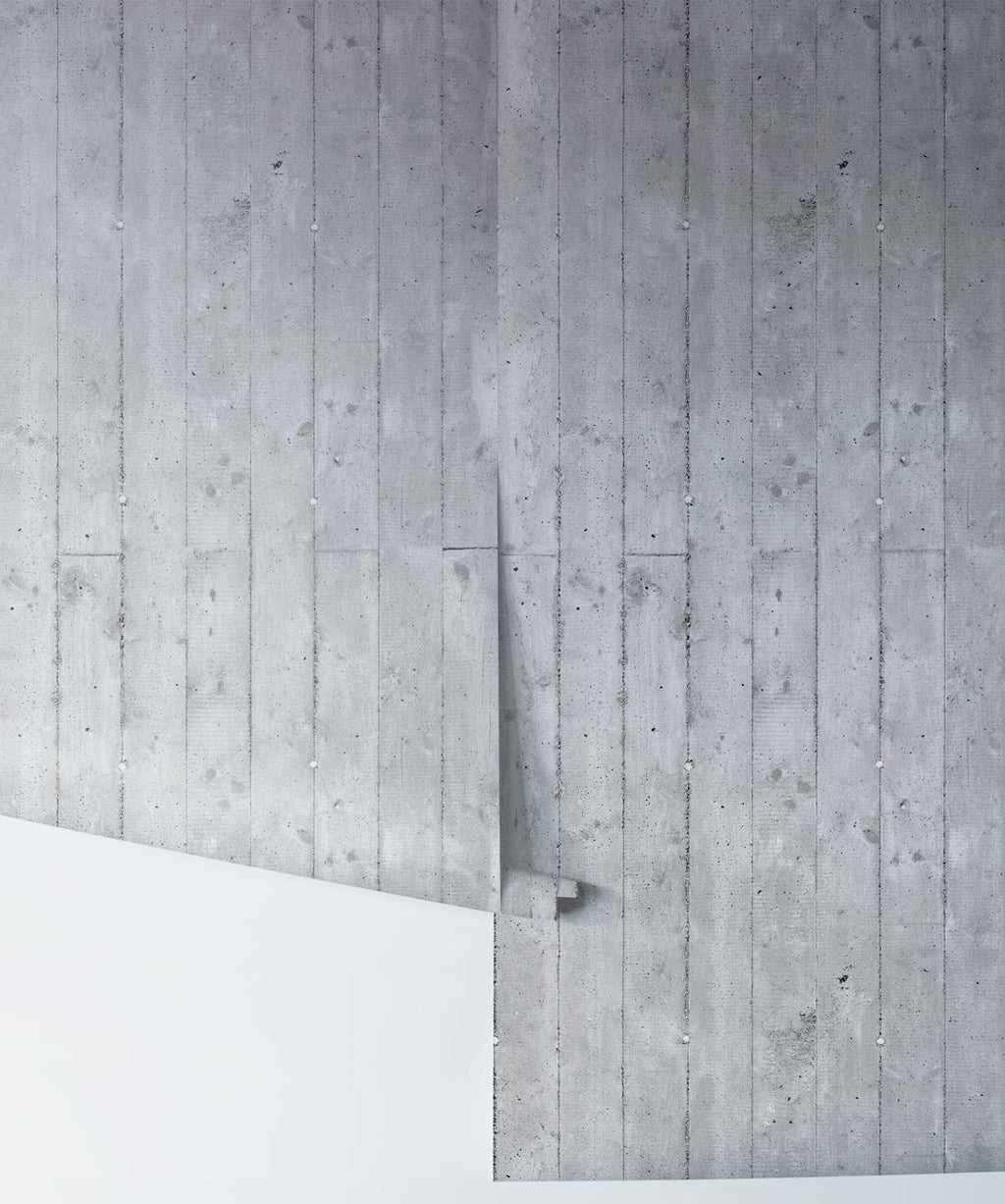 Cement Panelling Wallpaper