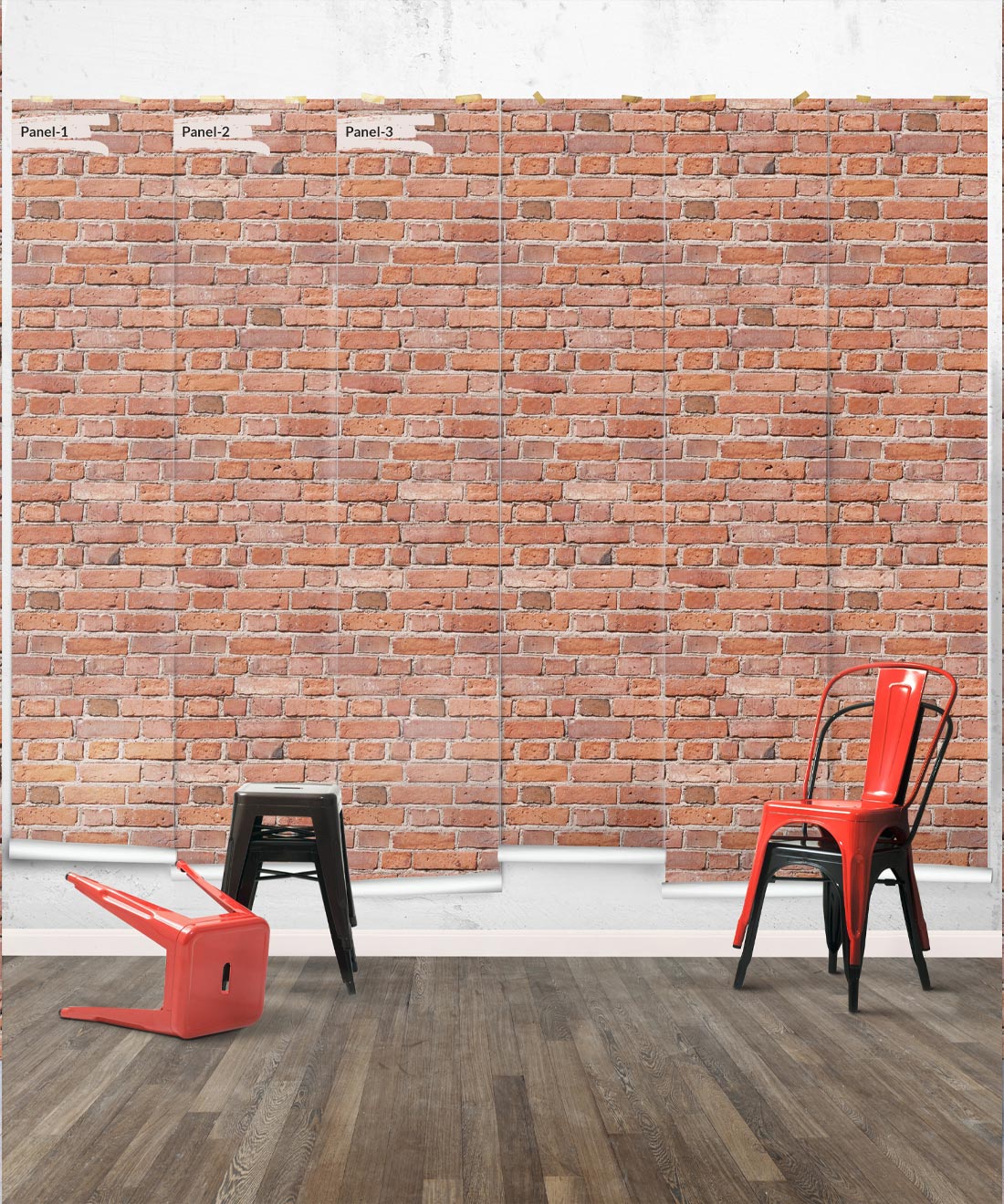 Classic Red Bricks Mural