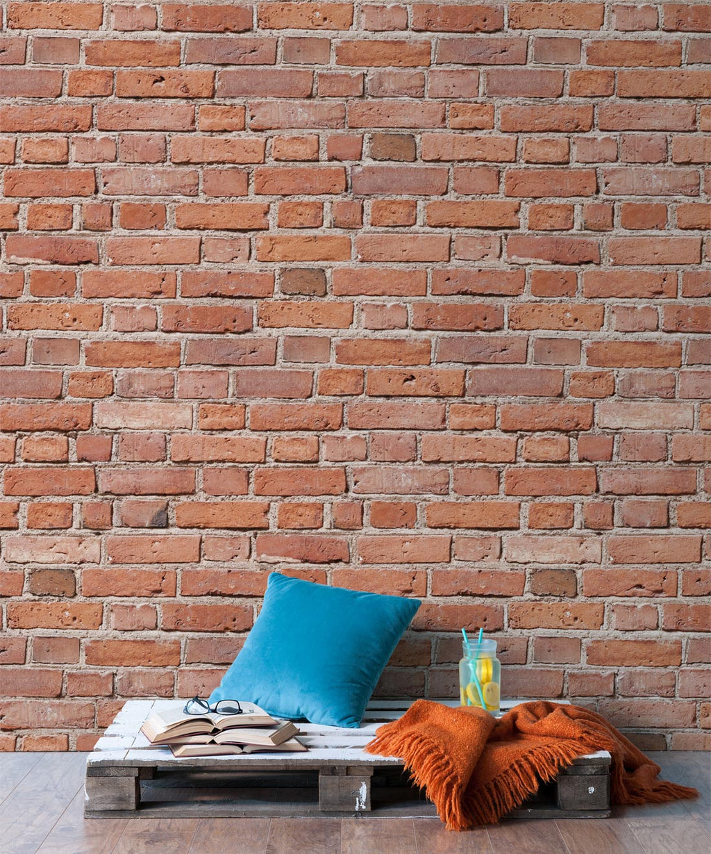 Classic Red Bricks Mural