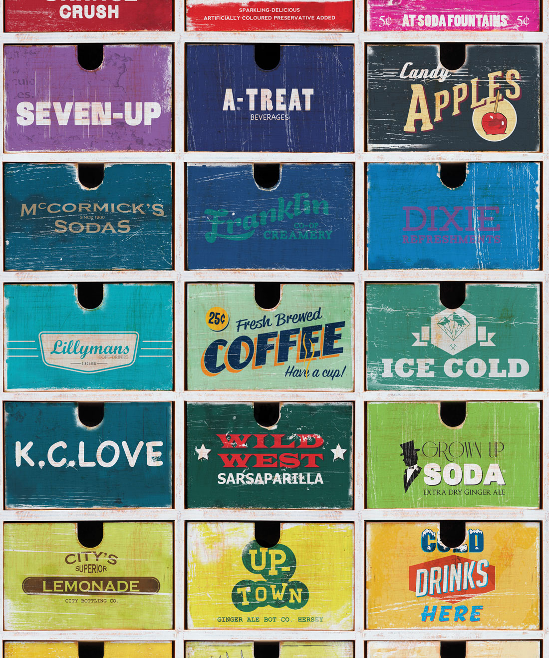 Gosport St Milk Bar Wallpaper