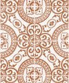Heritage Tiles Wallpaper, Terracotta