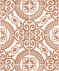Heritage Tiles Wallpaper, Terracotta
