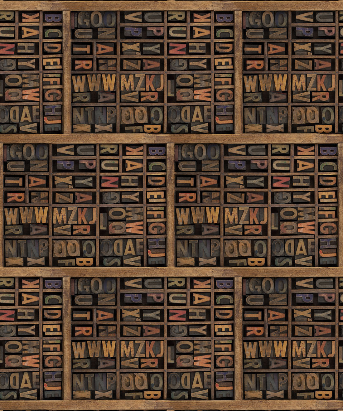 Letter Press Wallpaper