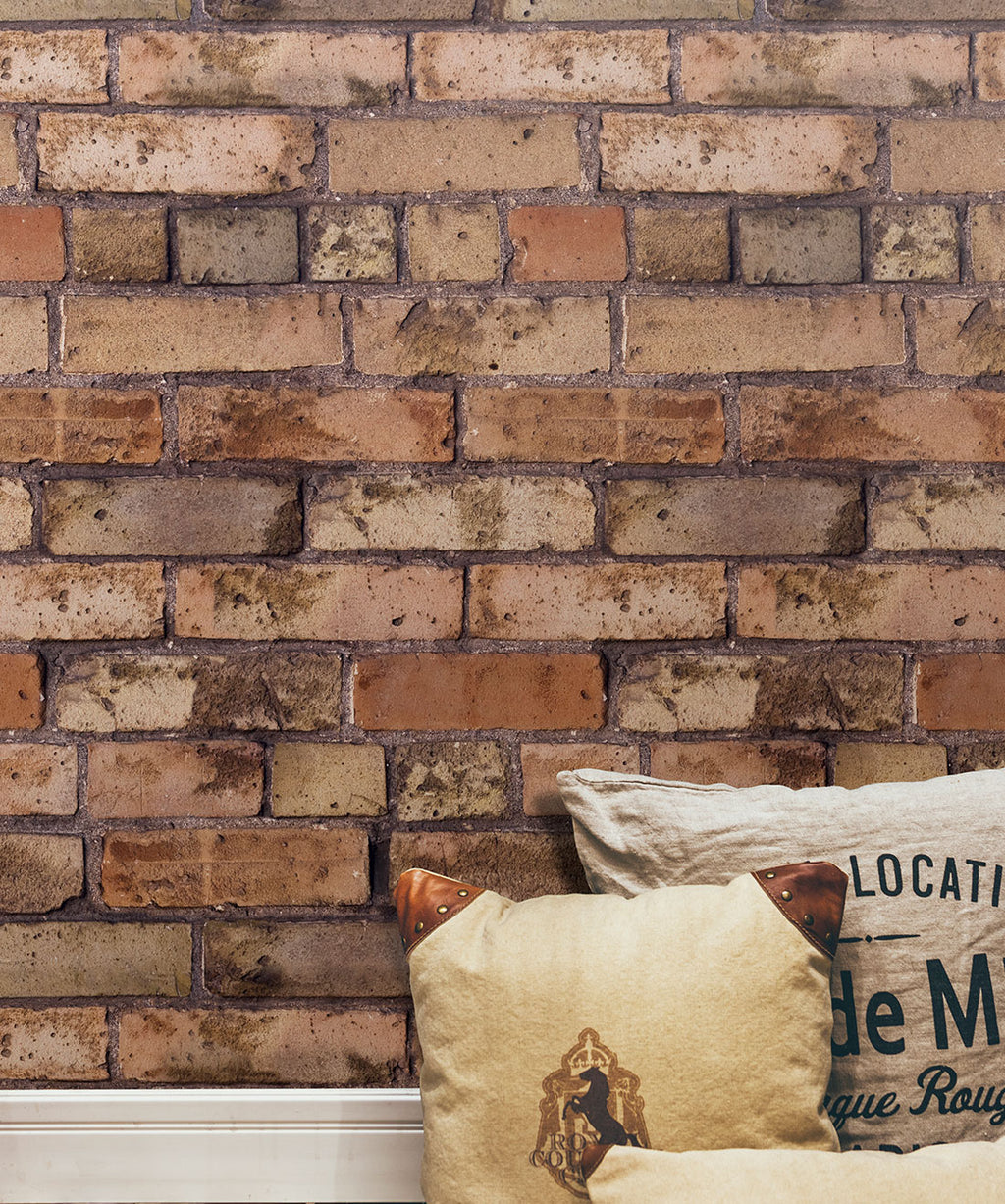 Old Brown Bricks Wallpaper