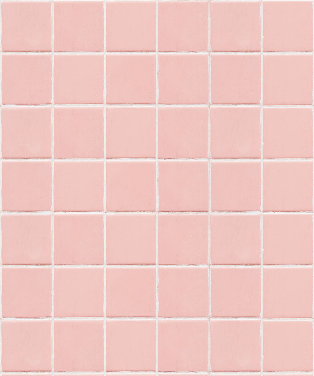Pink Tiles Wallpaper