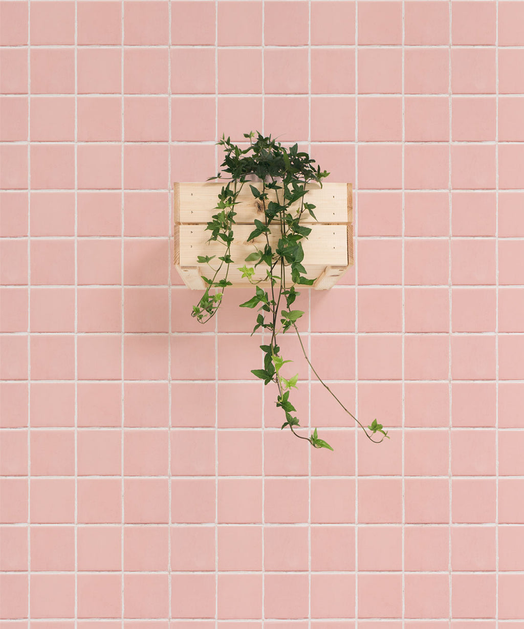 Pink Tiles Wallpaper