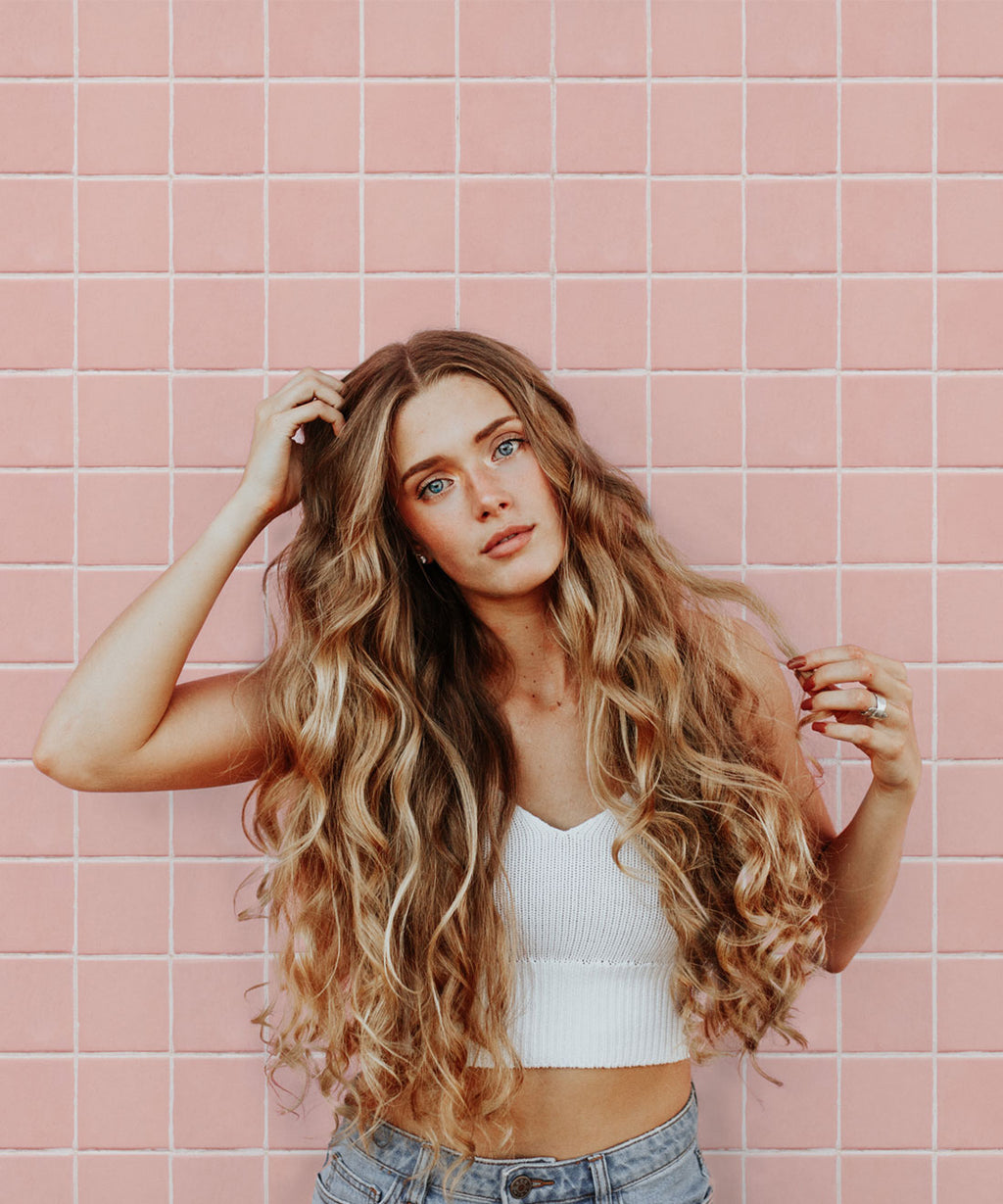 Pink Tiles Wallpaper