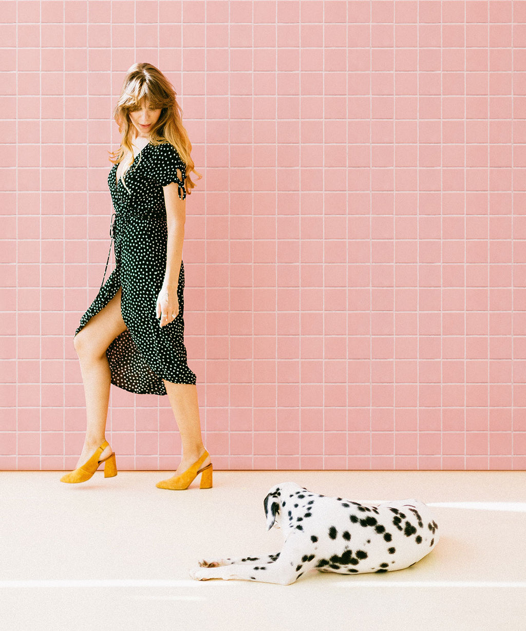 Pink Tiles Wallpaper