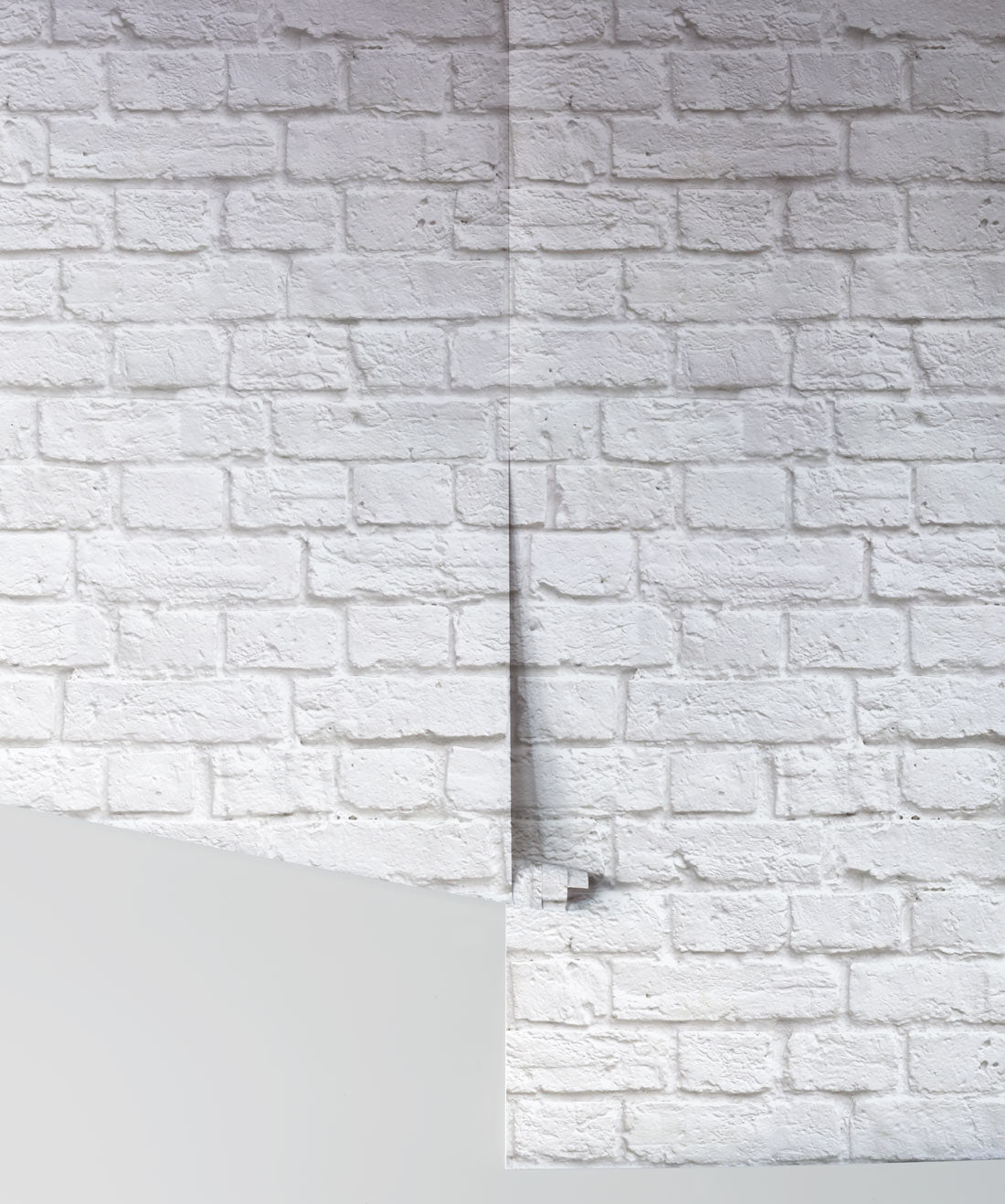 Soft White Bricks Wallpaper