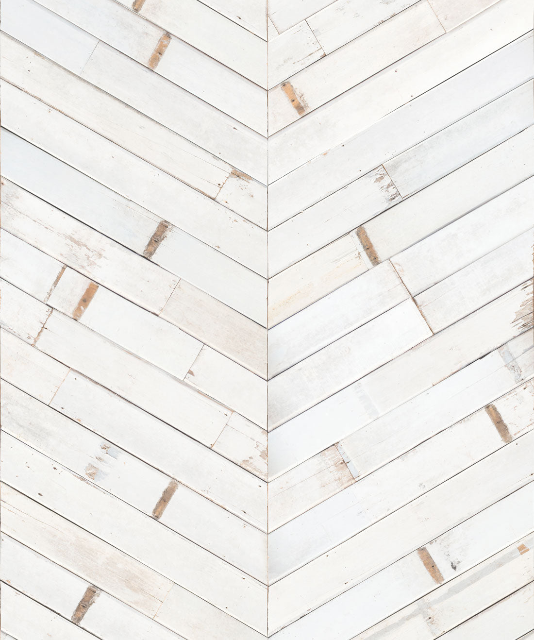 Distressed Timber Chevron Wallpaper