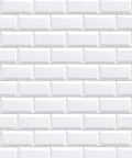 White Subway Tiles Wallpaper