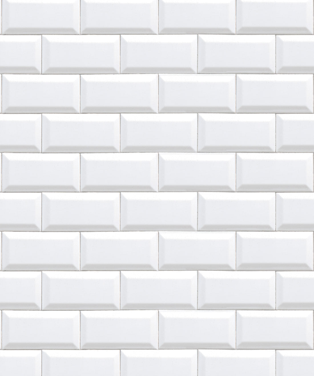 White Subway Tiles Wallpaper