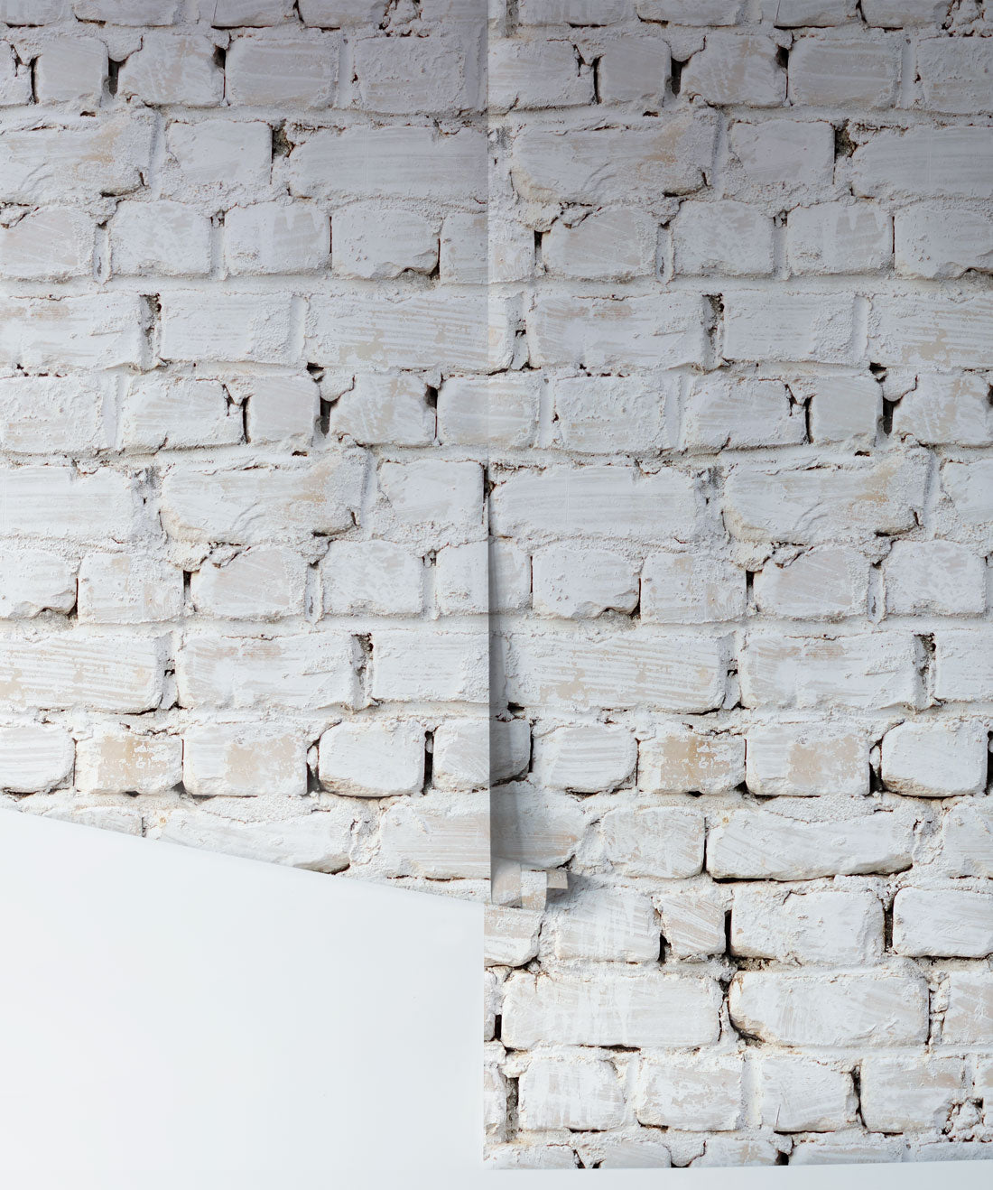 Whitewash Bricks Wallpaper
