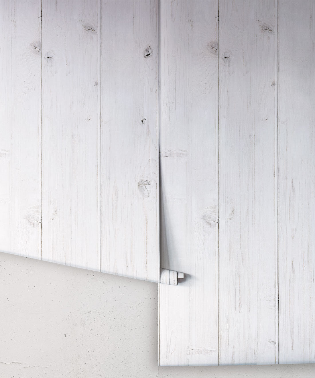 Whitewashed Timber Wallpaper