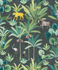 Animal Kingdom Wallpaper, Charcoal