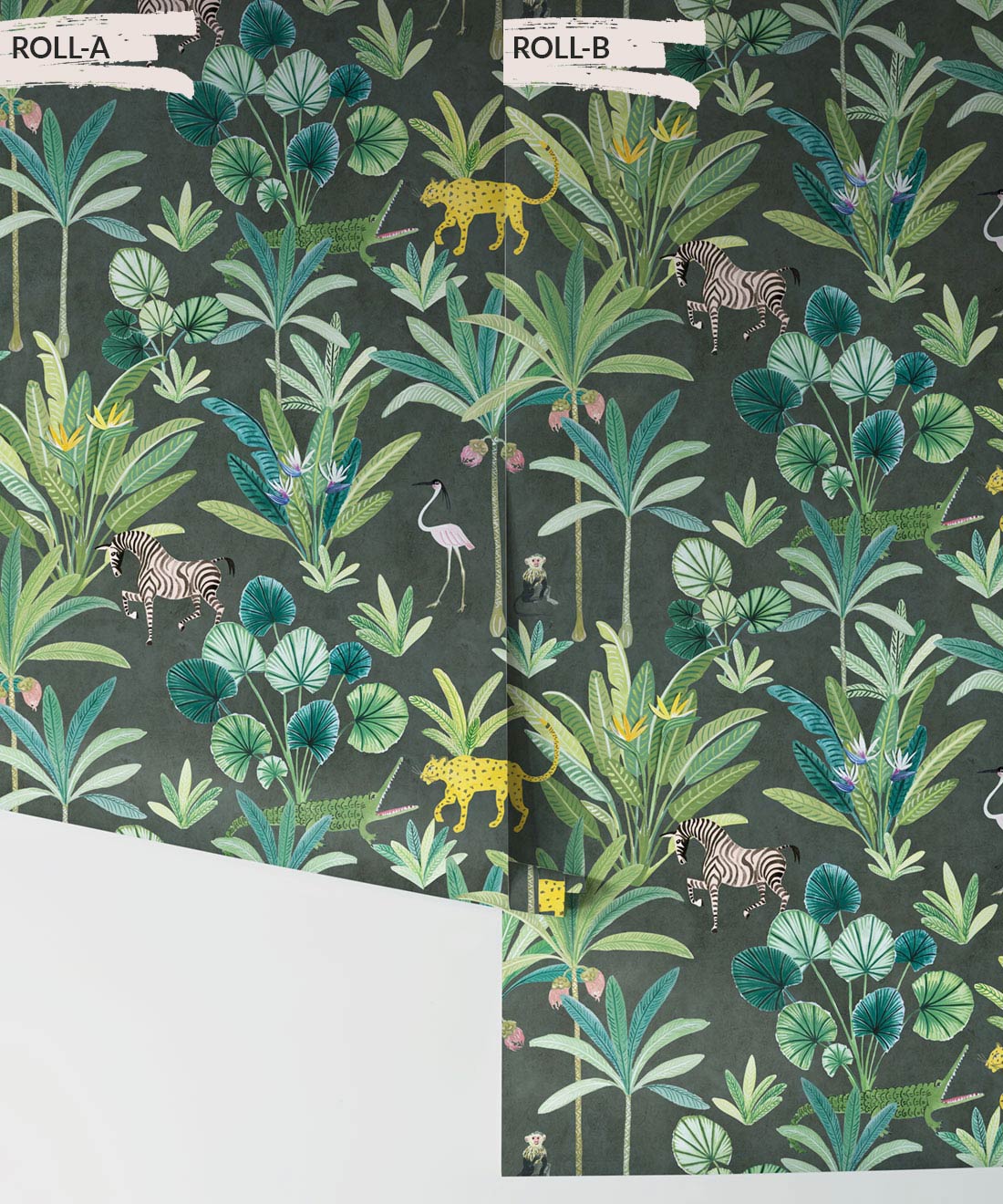 Animal Kingdom Wallpaper, Charcoal