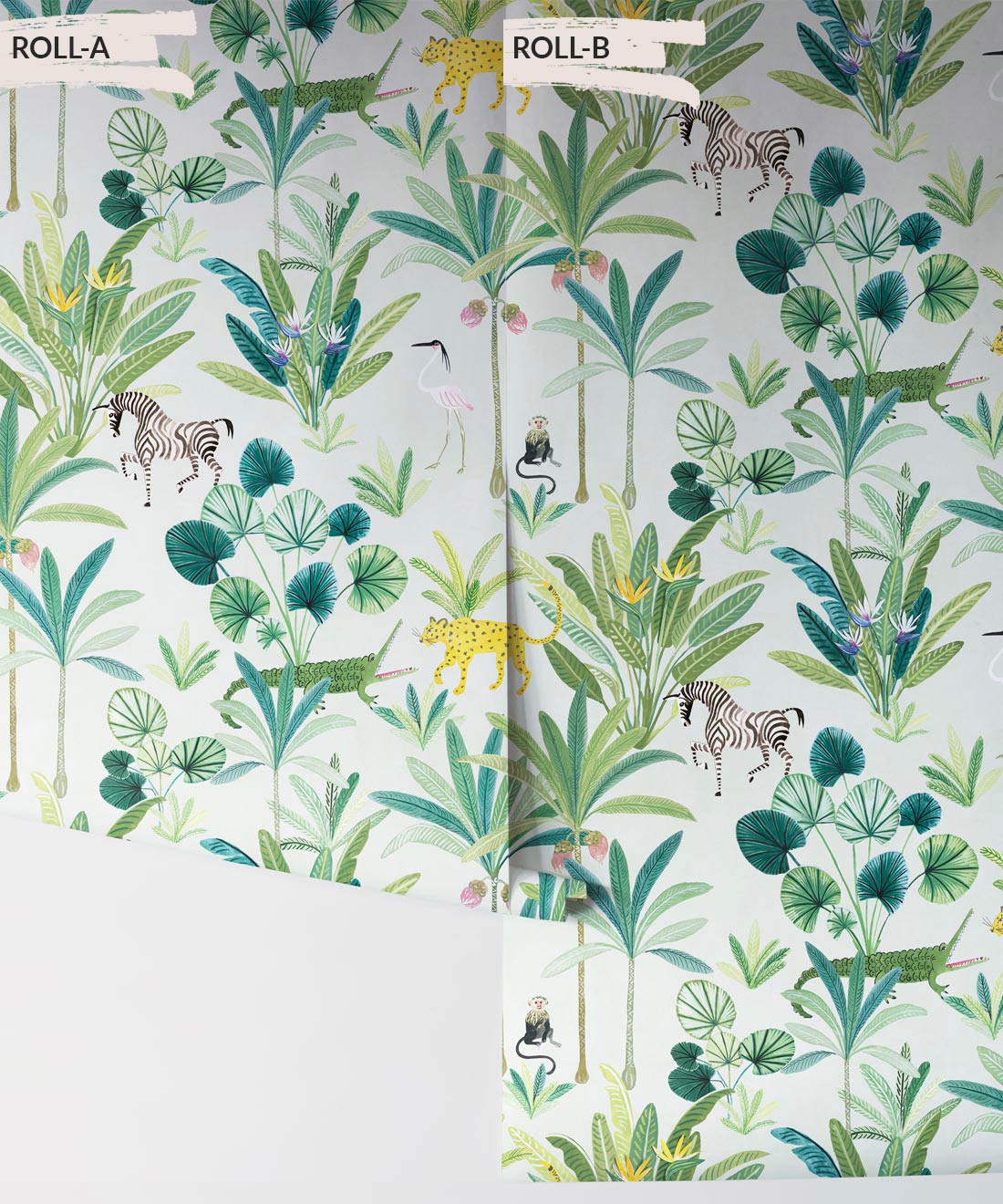 Animal Kingdom Wallpaper, Cream
