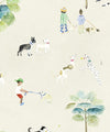 At The Dog Park Wallpaper, Cream