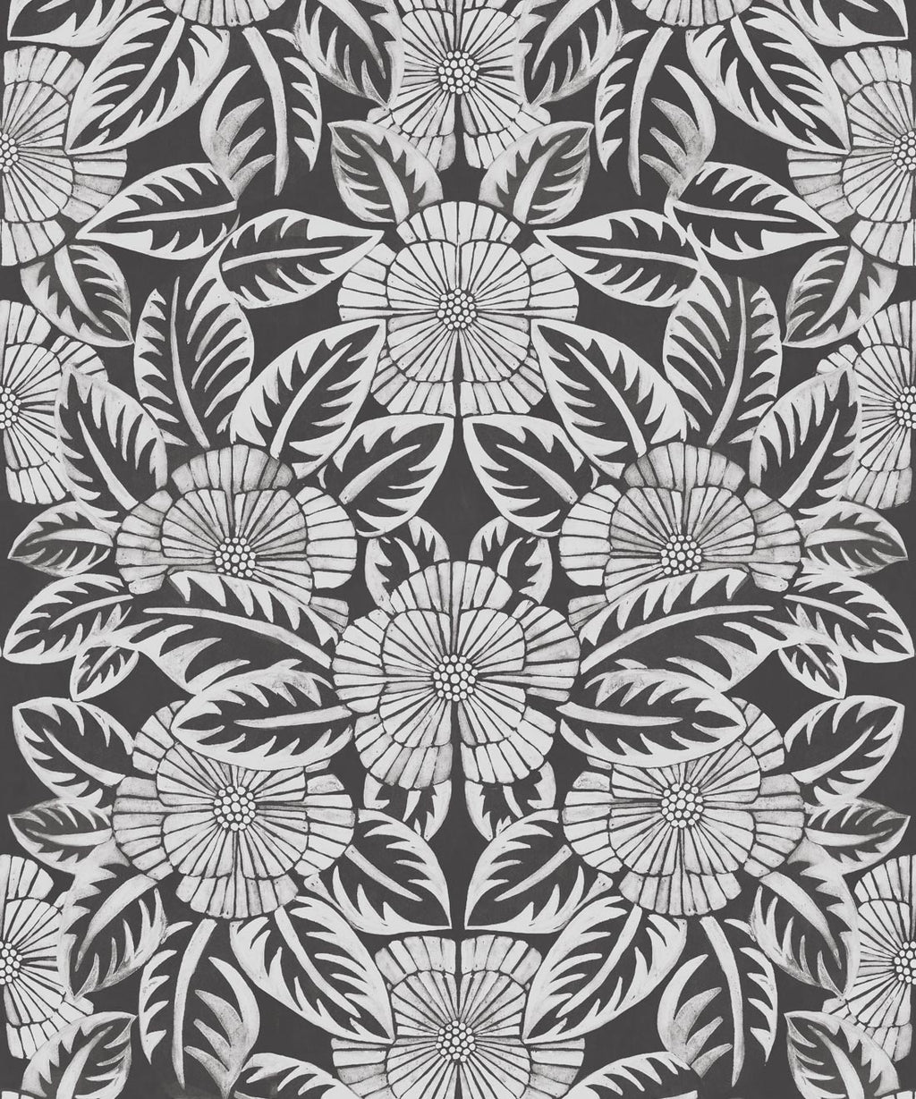 Calcutta Wallpaper, Charcoal