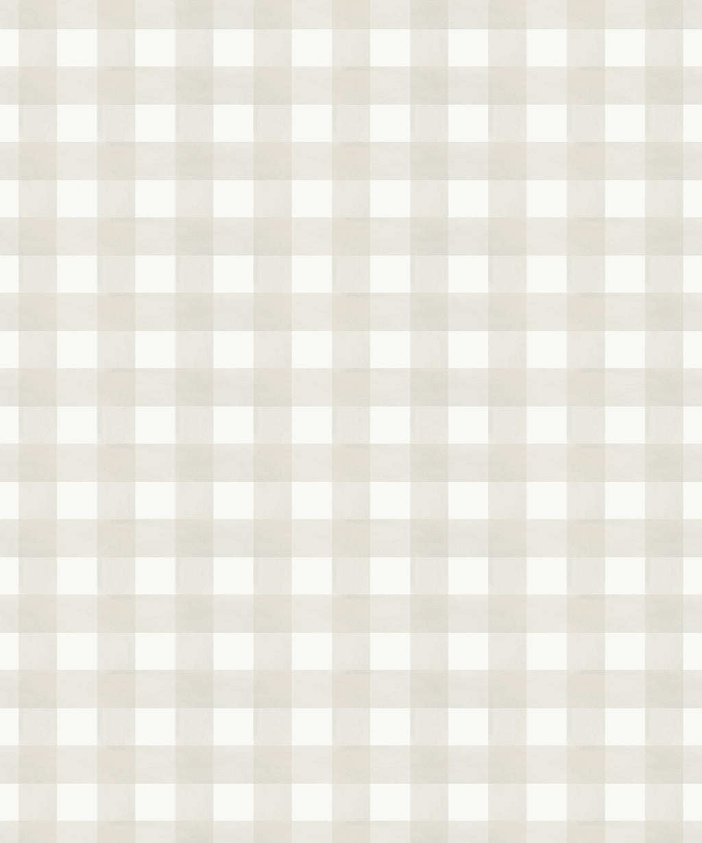 Check Wallpaper, Beige