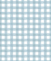 Check Wallpaper, Dusty Blue