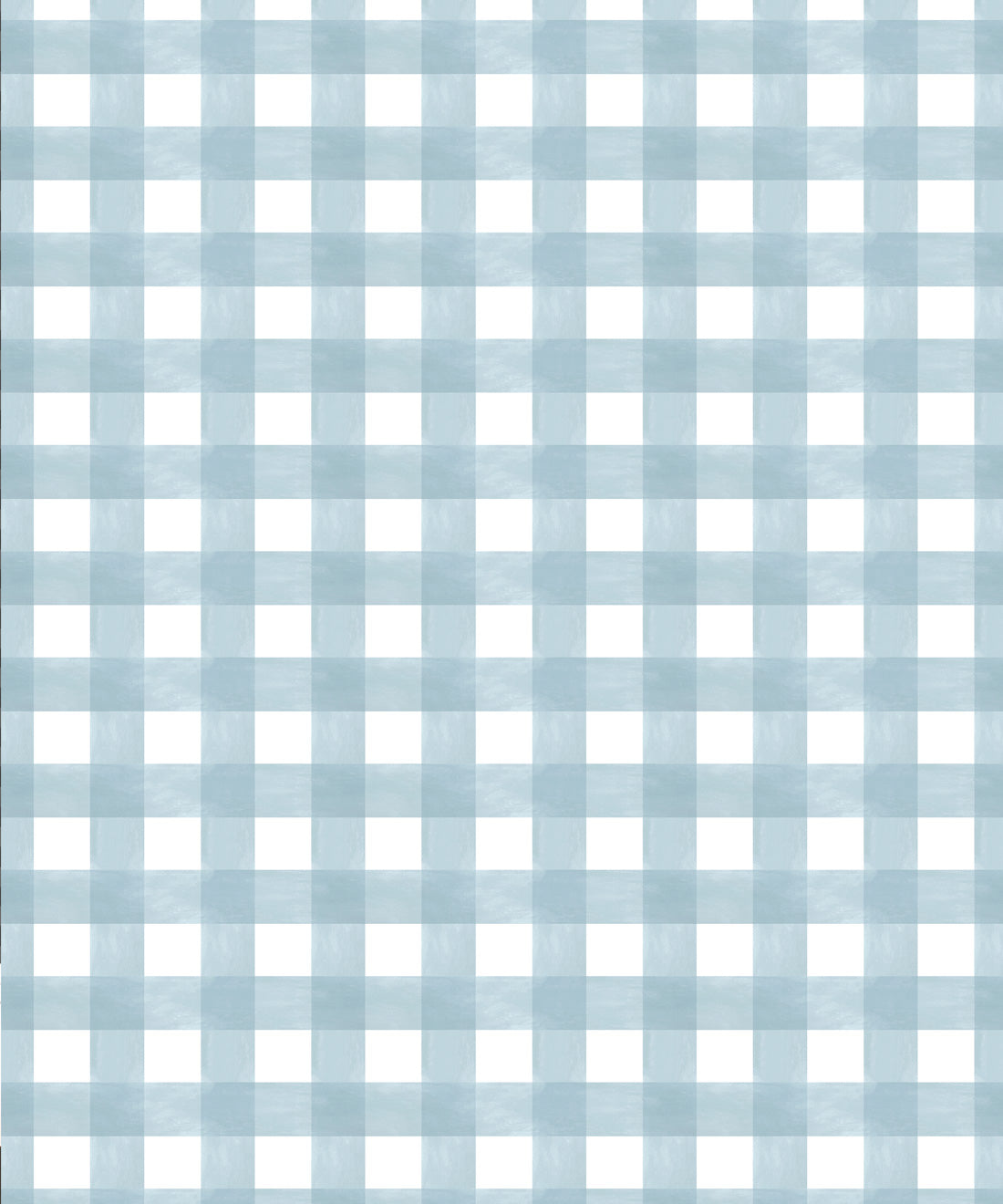 Check Wallpaper, Dusty Blue