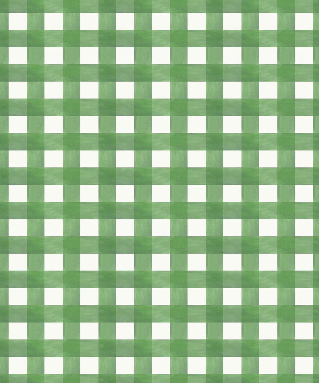 Check Wallpaper, Green