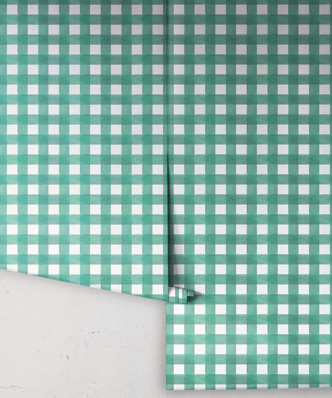Check Wallpaper, Turquoise
