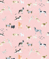 Doggies Wallpaper, Pink