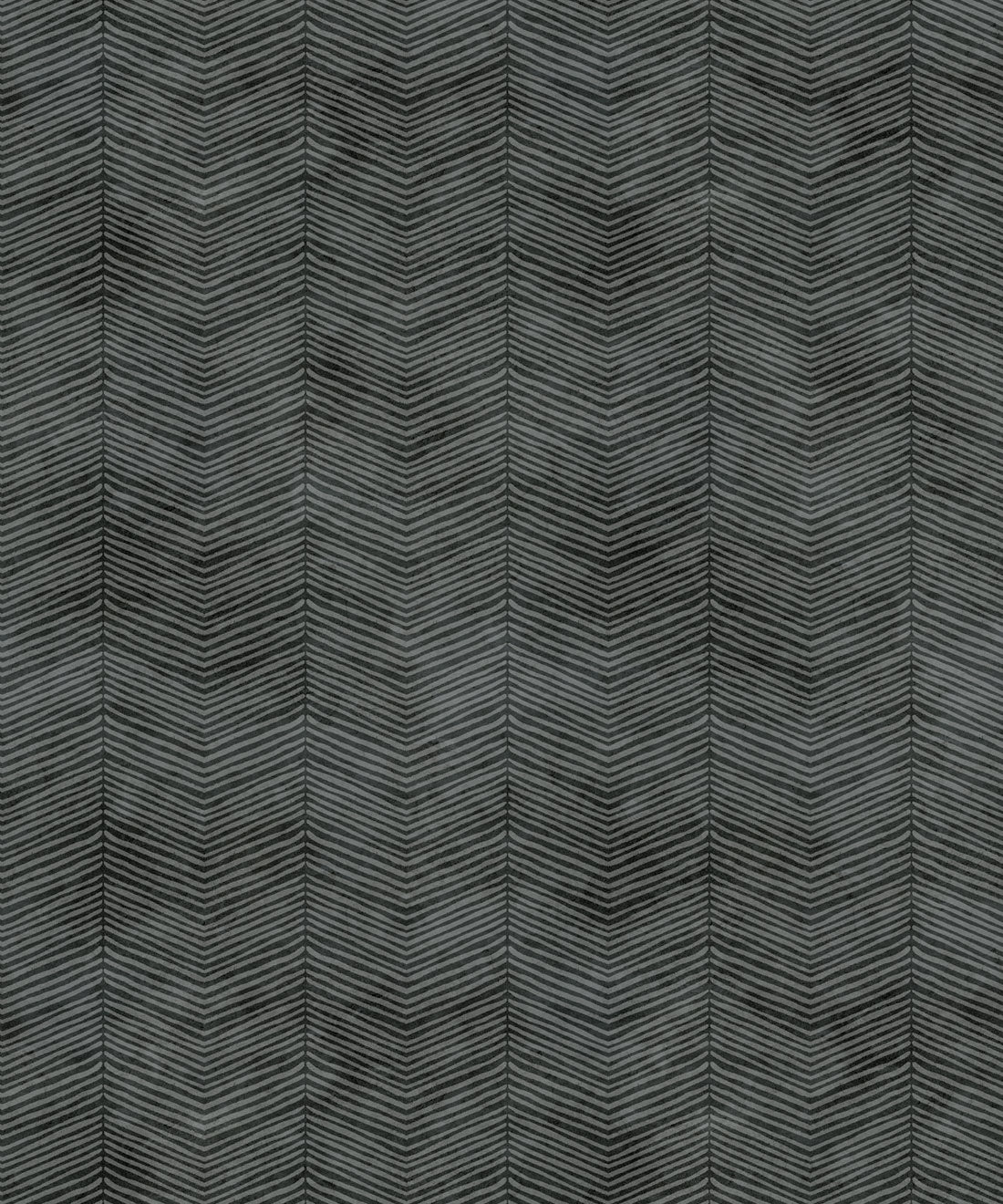 Painted Herringbone Wallpaper, Charcoal