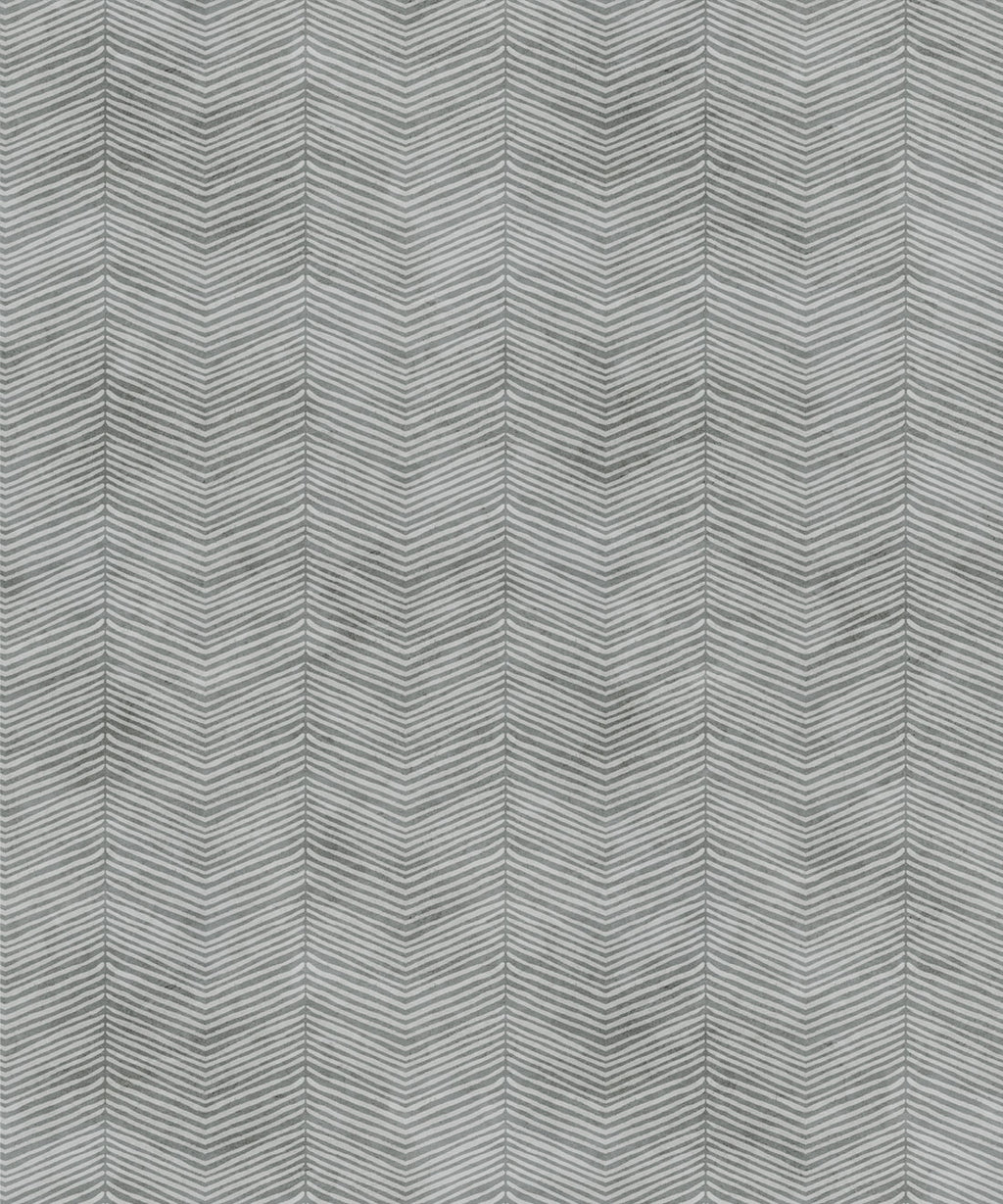Painted Herringbone Wallpaper, Stone