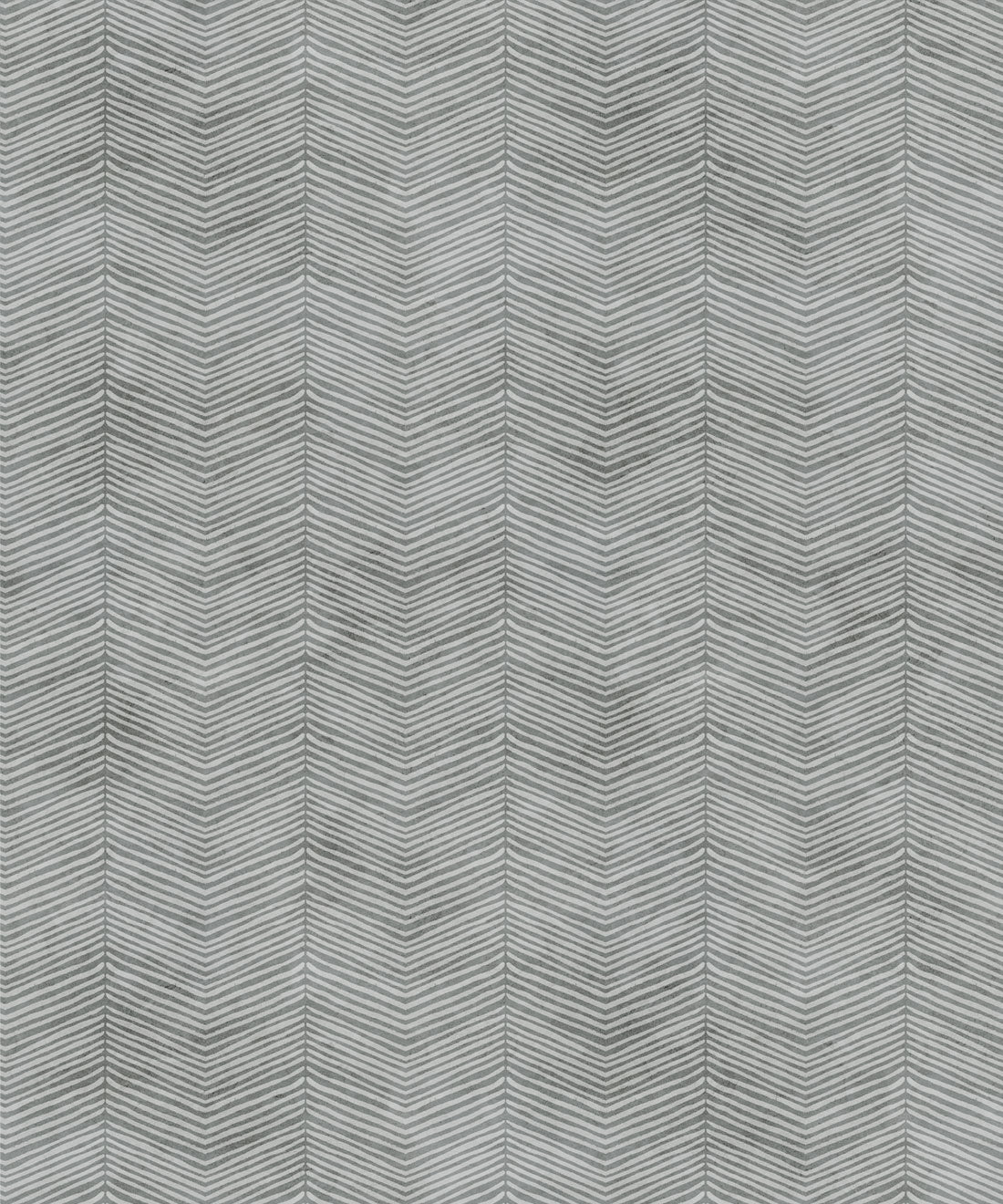 Painted Herringbone Wallpaper, Stone
