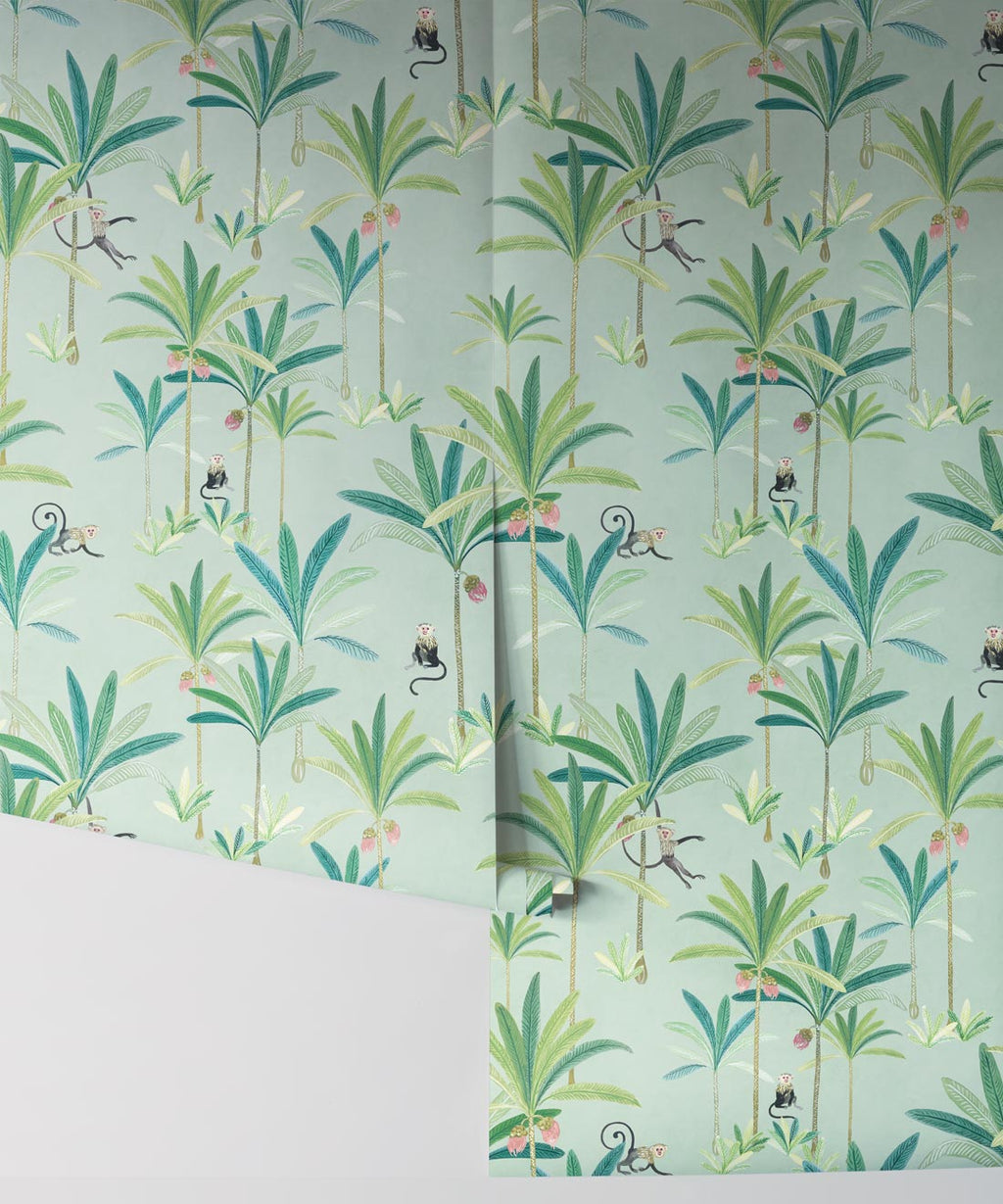 Monkey Palms Wallpaper, Sea Spray