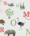 Noah’s ABC Wallpaper, Cream