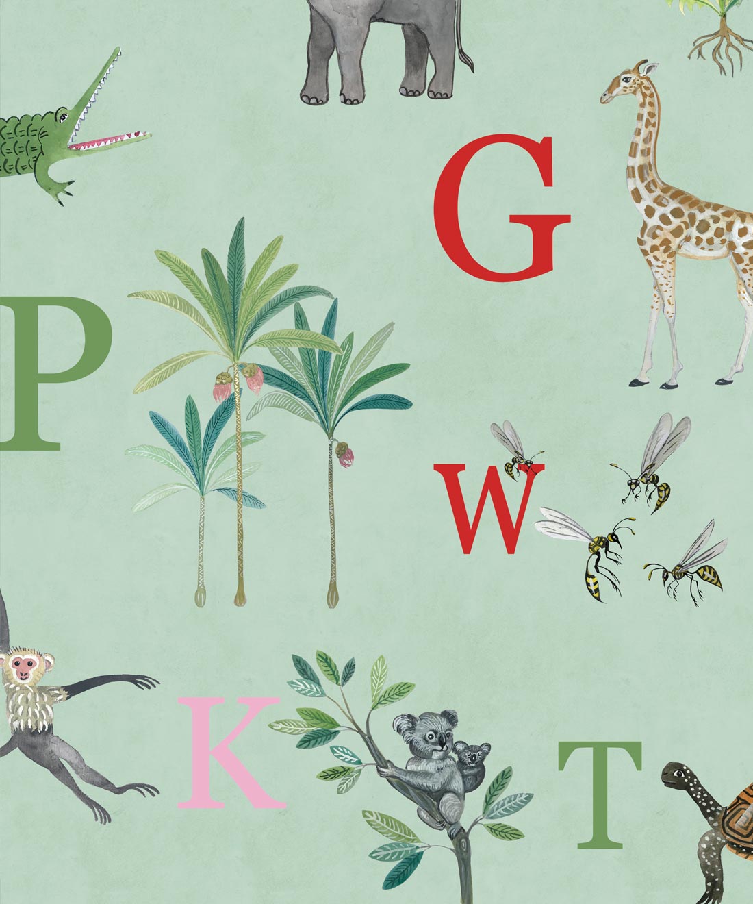 Noah’s ABC Wallpaper, Sea Spray