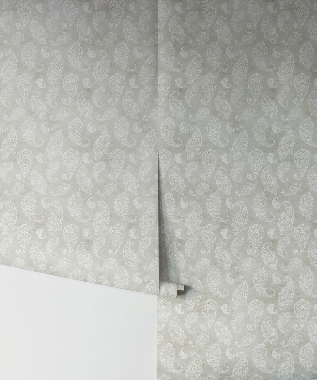 Paisley Wallpaper, Beige