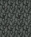 Paisley Wallpaper, Charcoal