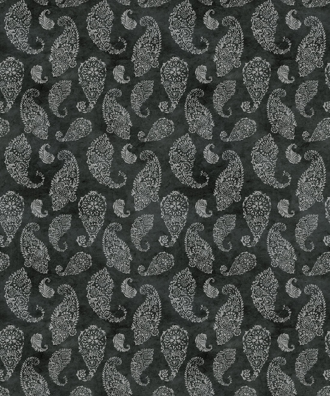 Paisley Wallpaper, Charcoal