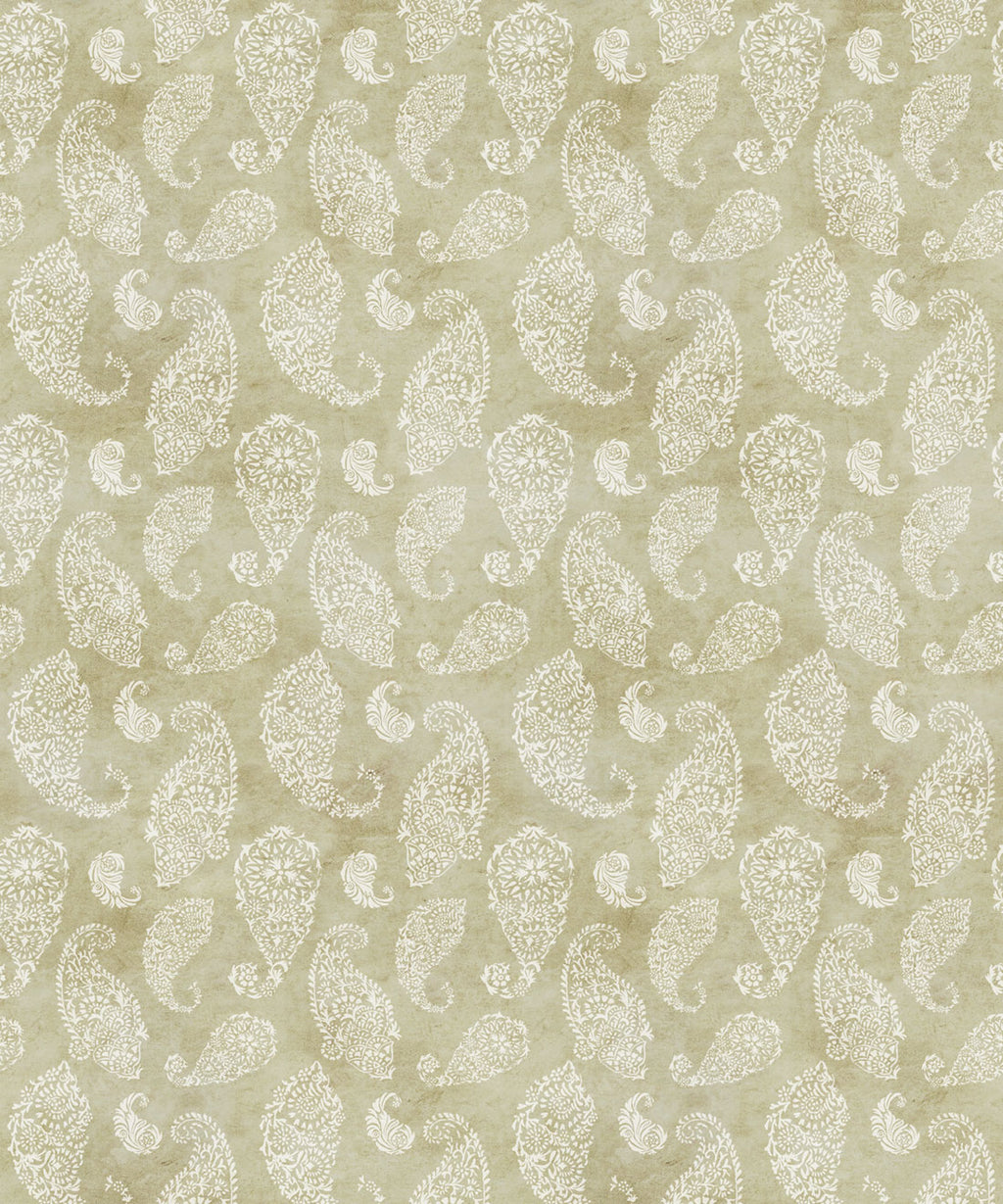 Paisley Wallpaper, Chartreuse