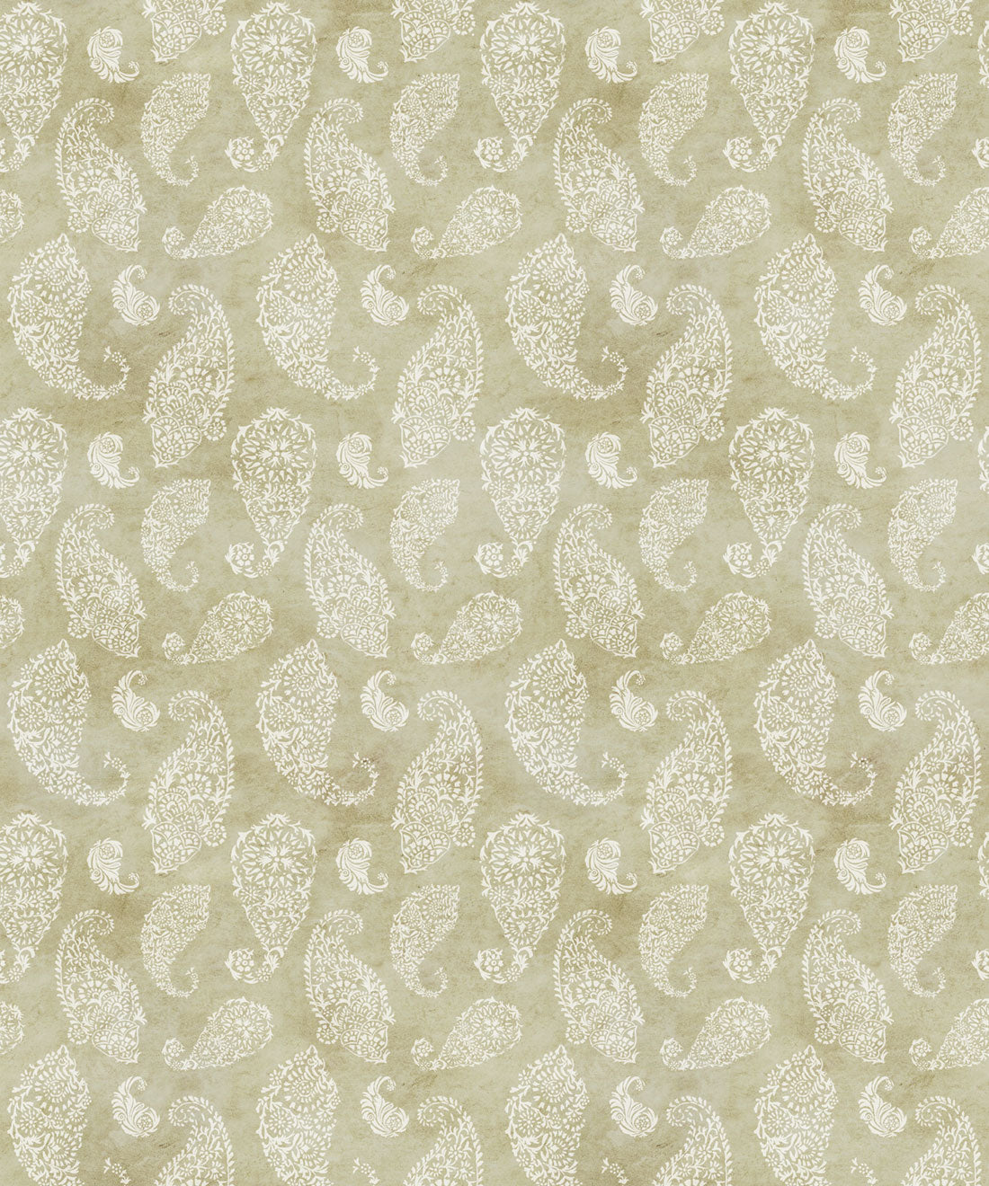 Paisley Wallpaper, Chartreuse