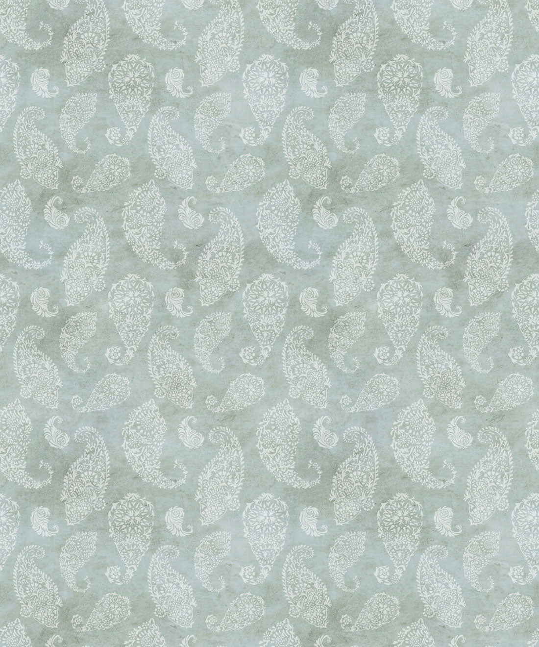 Paisley Wallpaper, Sea Spray