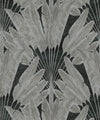 Travelers Palm Wallpaper, Charcoal