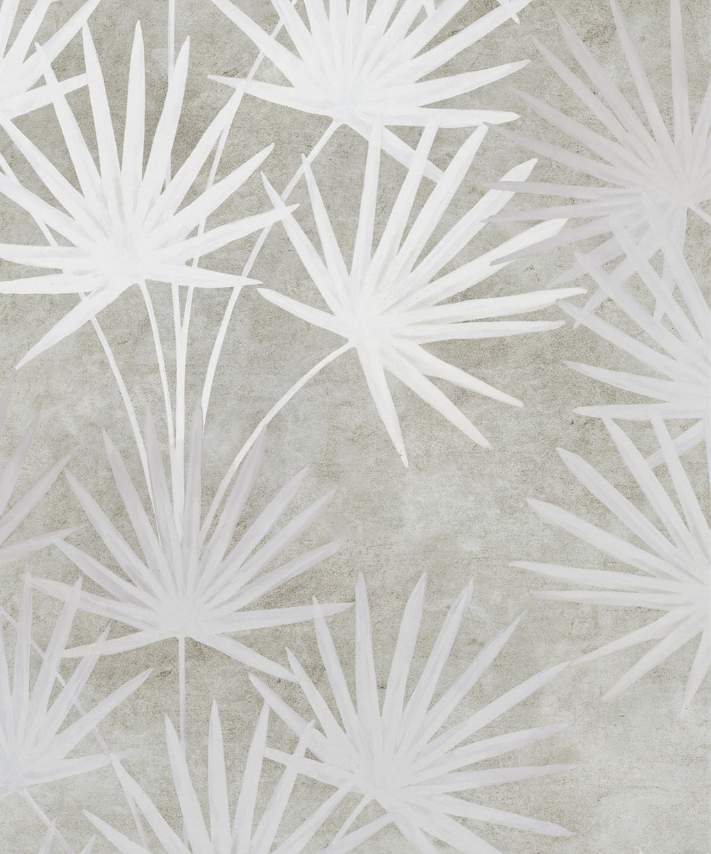 Oriental Palm Wallpaper, Beige